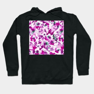 Floral Water Color Hoodie